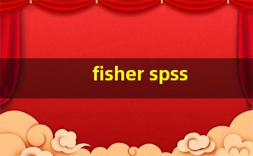 fisher spss